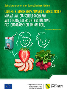 Unser Kindergarten nimmt am EU-Schulprogramm mit finanzieller Unterstützung der Europäischen Union teil.